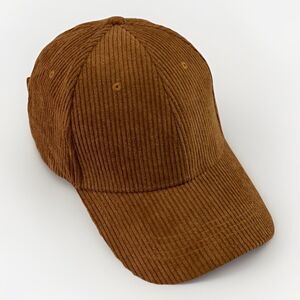 Burro Brand Hat Brown Corduroy Baseball Cap Strapback Adjustable Retro